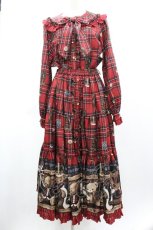画像1: Angelic Pretty / British Bearブラウス＆ティアードスカート  赤 I-26-01-04-031-AP-OP-SA-ZI (1)