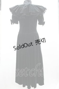 画像2: WONDERFUL WORLD / 別珍ドレス  黒 I-26-01-04-032-LO-SK-SA-ZI