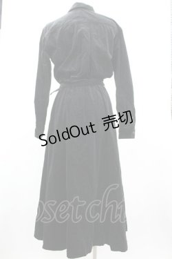 画像2: INGEBORG / コーデュロイシャツワンピース  黒 I-26-01-04-033-LO-OP-SA-ZI