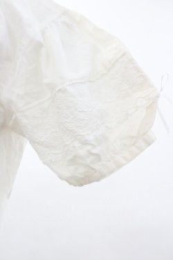 画像2: PINK HOUSE / レース襟はしごリボン袖ワンピース  白 I-26-01-04-034-LO-OP-SA-ZI