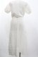 画像3: PINK HOUSE / レース襟はしごリボン袖ワンピース  白 I-26-01-04-034-LO-OP-SA-ZI (3)