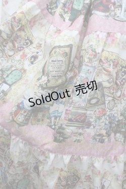 画像3: ANGELIQUE ROSA / 不思議の国のアリス柄ワンピース  白Ｘピンク I-26-01-06-048-LO-OP-SA-ZI