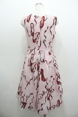 画像2: MILK / レッドシューズドレス  ピンクＸ赤 I-26-01-06-056-ML-OP-SA-ZI