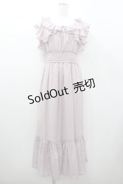 画像1: Ank Rouge / ギンガムチェックフリルワンピース  ピンクチェック I-26-01-06-060-CA-OP-SA-ZI