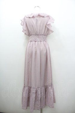 画像2: Ank Rouge / ギンガムチェックフリルワンピース  ピンクチェック I-26-01-06-060-CA-OP-SA-ZI