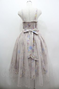 画像2: axes femme kawaii / クラシックブーケ柄ジャンスカ  ピンク I-26-01-06-069-AX-OP-SA-ZI