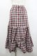 画像1: MILK / ブリジットスカート  赤Ｘ白チェック I-26-01-06-077-ML-SK-SA-ZI (1)