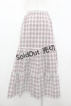 画像2: MILK / ブリジットスカート  赤Ｘ白チェック I-26-01-06-077-ML-SK-SA-ZI