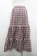 画像2: MILK / ブリジットスカート  赤Ｘ白チェック I-26-01-06-077-ML-SK-SA-ZI (2)