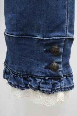 画像5: axes femme / パール刺繍ポケットパンツ L インディゴ I-26-01-06-084-AX-PA-TE-ZI