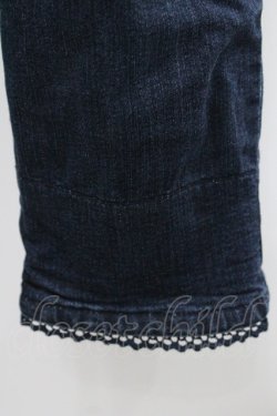 画像4: axes femme / スカラップ刺繍パンツ M インディゴ I-26-01-06-090-AX-PA-TE-ZI