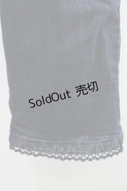 画像4: axes femme / スカラップ刺繍パンツ M インディゴ I-26-01-06-090-AX-PA-TE-ZI