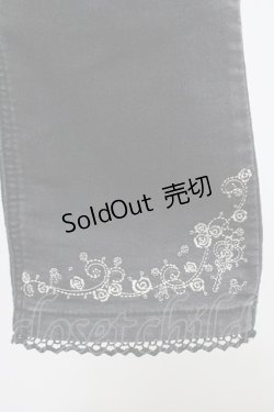 画像5: axes femme / チェーン刺繍パンツ L 黒 I-26-01-06-092-AX-PA-TE-ZI