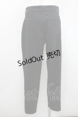 画像2: axes femme / 刺繍デニムパンツ L 黒 I-26-01-06-093-AX-PA-TE-ZI