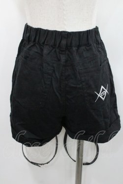画像2: REFLEM / ハーネス付きベルトショートパンツ  黒 I-26-01-06-098-PU-PA-SA-ZI