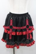 ACDC RAG / PUNKYバニースカート  黒Ｘ赤 I-26-01-06-099-PU-SK-SA-ZI