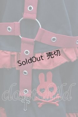画像3: ACDC RAG / PUNKYバニースカート  黒Ｘ赤 I-26-01-06-099-PU-SK-SA-ZI