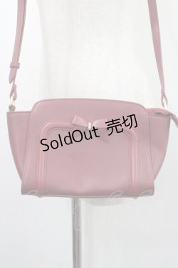 画像2: m petit by misako / AMリボンヨコショルダーバッグ  赤 I-26-01-06-101-LO-BG-SA-ZI