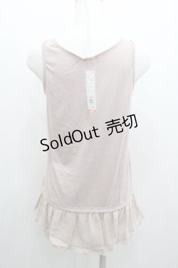 画像2: axes femme / 肩透けロングタンク M アワピンク I-26-01-06-013-AX-TO-TE-ZI