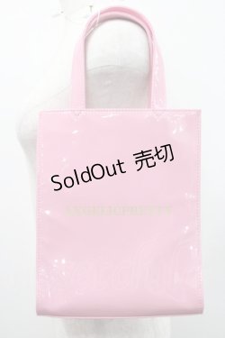 画像1: Angelic Pretty / ショッパー風トート  ピンク I-26-01-06-107-AP-BG-SA-ZI