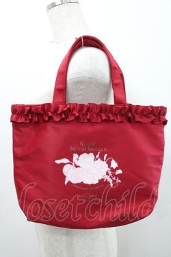 画像1: m petit by misako / NINA’Sコラボプリントトートバッグ  赤 I-26-01-06-108-LO-BG-SA-ZI