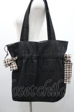 画像4: Hoshibako Works / シーソルトマキアートトートバッグ  黒 I-26-01-06-110-LO-BG-SA-ZI