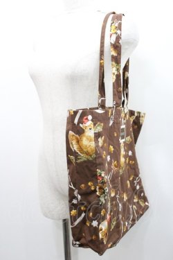 画像2: PINK HOUSE / ウィンターフォレストトリートプリントバッグ  ブラウン I-26-01-06-111-LO-BG-SA-ZI