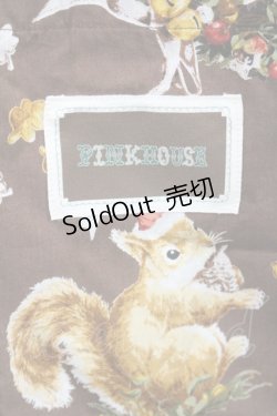 画像3: PINK HOUSE / ウィンターフォレストトリートプリントバッグ  ブラウン I-26-01-06-111-LO-BG-SA-ZI