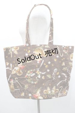 画像4: PINK HOUSE / ウィンターフォレストトリートプリントバッグ  ブラウン I-26-01-06-111-LO-BG-SA-ZI