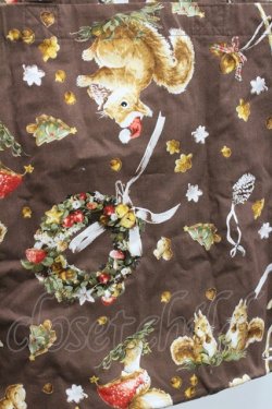 画像5: PINK HOUSE / ウィンターフォレストトリートプリントバッグ  ブラウン I-26-01-06-111-LO-BG-SA-ZI