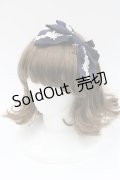 ALICE and the PIRATES / A/Pローズレースのグログランリボンカチューシャ  ネイビーＸ白 I-26-01-06-114-PA-AC-SA-ZI