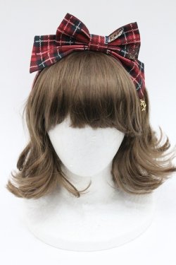 画像2: Angelic Pretty / British Bearカチューシャ  赤 I-26-01-06-115-AP-AC-SA-ZI
