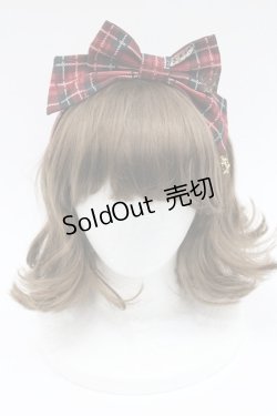 画像2: Angelic Pretty / British Bearカチューシャ  赤 I-26-01-06-115-AP-AC-SA-ZI