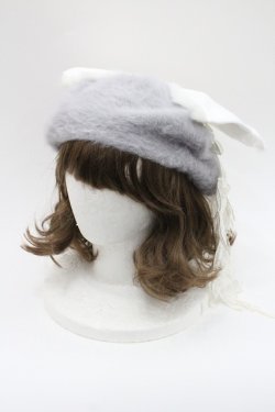 画像1: MR corset / Angel Wingベレー  グレーｘ白 I-26-01-06-117-PU-AC-SA-ZI