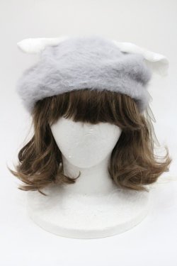 画像2: MR corset / Angel Wingベレー  グレーｘ白 I-26-01-06-117-PU-AC-SA-ZI