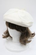 m petit by misako / NINA'S チュールリボンベレー帽  アイボリー I-26-01-06-119-LO-AC-SA-ZI