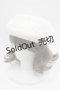 m petit by misako / NINA'S チュールリボンベレー帽  アイボリー I-26-01-06-119-LO-AC-SA-ZI