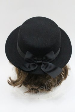 画像4: m petit by misako / サンリオキャラクターズコラボ クロミ カンカン帽  黒 I-26-01-06-120-LO-AC-SA-ZI