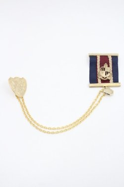 画像1: Amavel / Palace Escort ミリタリーブローチ  ネイビーxゴールド I-26-01-06-122-CA-AC-SA-ZI