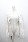 MR corset / レースリボンフリルボレロ  白 I-26-01-06-033-PU-TO-SA-ZI
