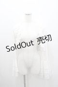 MR corset / レースリボンフリルボレロ  白 I-26-01-06-033-PU-TO-SA-ZI