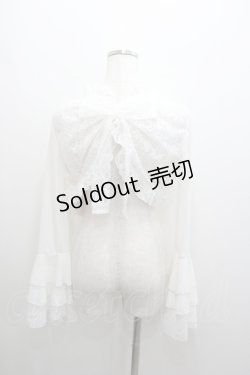 画像2: MR corset / レースリボンフリルボレロ  白 I-26-01-06-033-PU-TO-SA-ZI