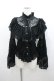 画像1: MR corset / エンジェルスリーブレースブラウス  黒 I-26-01-06-035-PU-BL-SA-ZI (1)