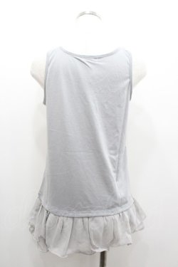 画像2: axes femme / 肩透けロングタンク M グレー I-26-01-06-004-AX-TO-TE-ZI