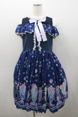 画像1: Angelic Pretty / Cream Soda Mermaidカットワンピース  紺 I-26-01-06-043-AP-OP-SA-ZI
