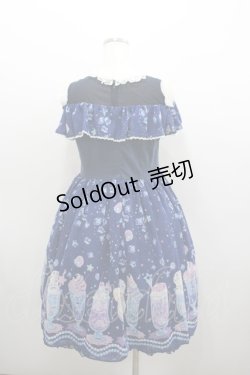 画像2: Angelic Pretty / Cream Soda Mermaidカットワンピース  紺 I-26-01-06-043-AP-OP-SA-ZI