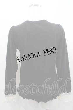 画像2: axes femme / リボンデザインプルオーバー M クロ I-26-01-08-031-AX-TO-TE-ZI