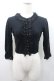 画像1: JESUS DIAMANTE / レースボーダーニットカーデ  黒 I-26-01-08-036-JE-TO-SA-ZI (1)