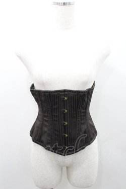 画像3: abilletage / ストライプコルセット  ブラウン I-26-01-08-038-GO-TO-SA-ZI