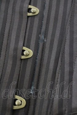 画像4: abilletage / ストライプコルセット  ブラウン I-26-01-08-038-GO-TO-SA-ZI